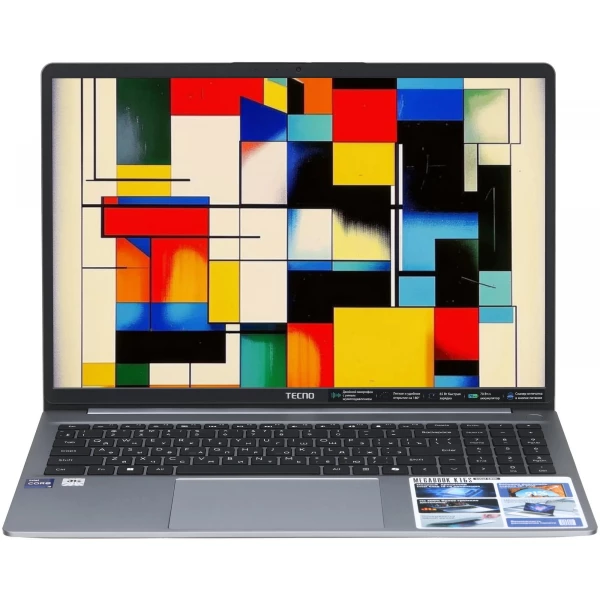 Ноутбук TECNO Megabook K16SAA , 16 ", INTEL UHD Graphics, 16 ГБ RAM, серый [71005000340]